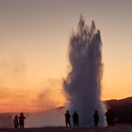 Strokkur hot spring is one of Iceland's biggest attractions.