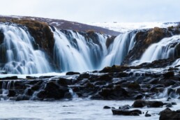 Brúarfoss waterfall in Iceland
