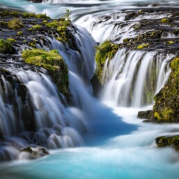 Brúarfoss waterfall in Iceland