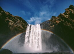 Sk&oacute;gafoss waterfall in Iceland