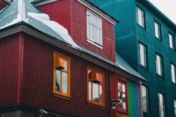 Colourful homes in Reykjav&iacute;k