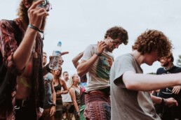 Dancing at an Iceland concert  