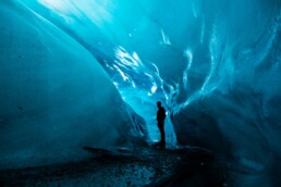 glacier cave in iceland